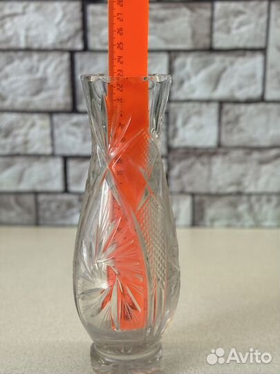 Хрустальная ваза для цветов СССР