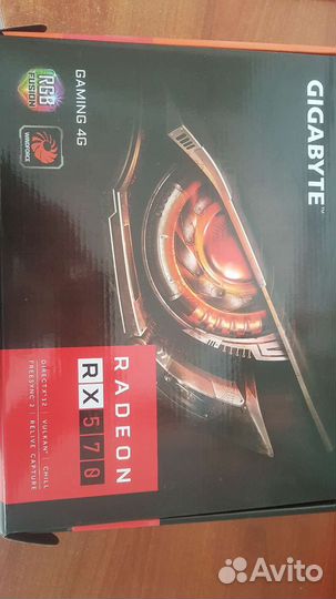 Видеокарта rx 570 4gb