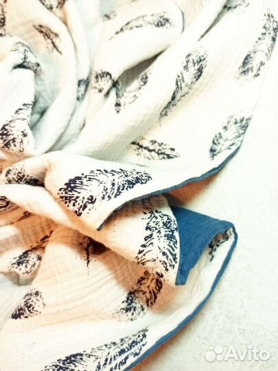 Одеялко на выписку из муслина