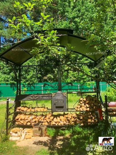 Беседка с мангалом