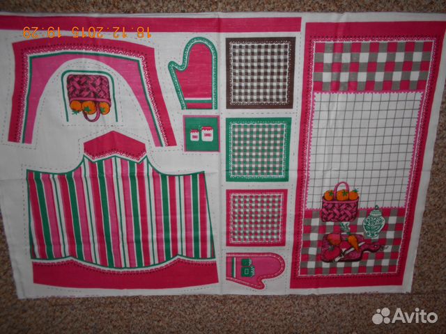 Набор для кухни (ткань-лён)