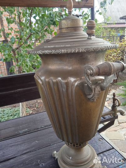 Тульский самовар на дровах