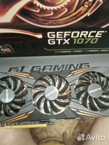 Видеокарта Gtx 1070 G1 Gaming 8Gb. В идеале 2Я рев