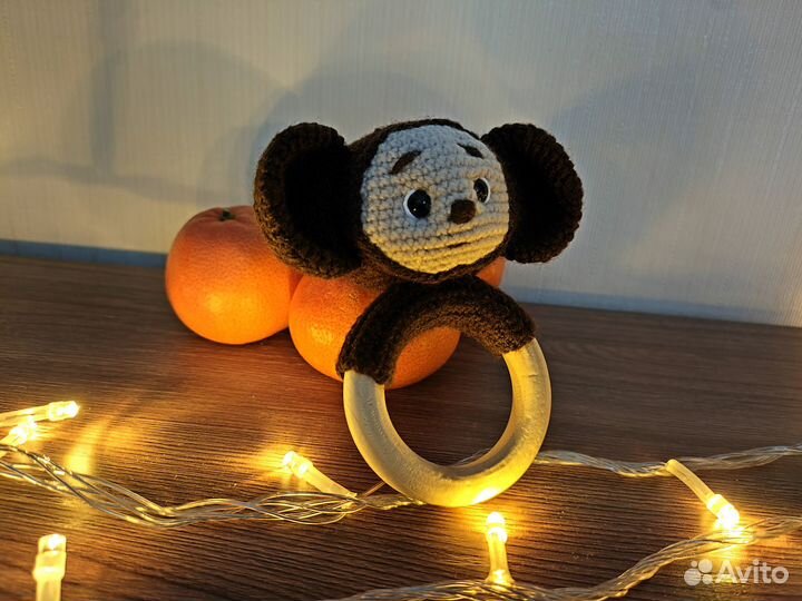 Вязаные погремушки, грызунки 