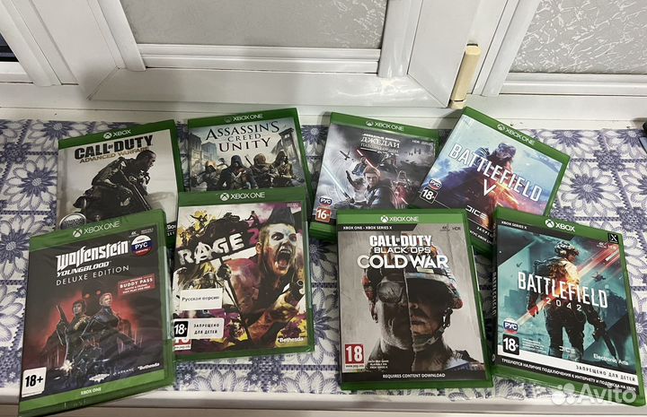 Игры на xbox One диски