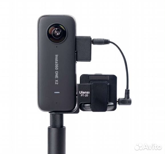 Адаптер для микрофона Insta360 X4, X3, One X2 Invi