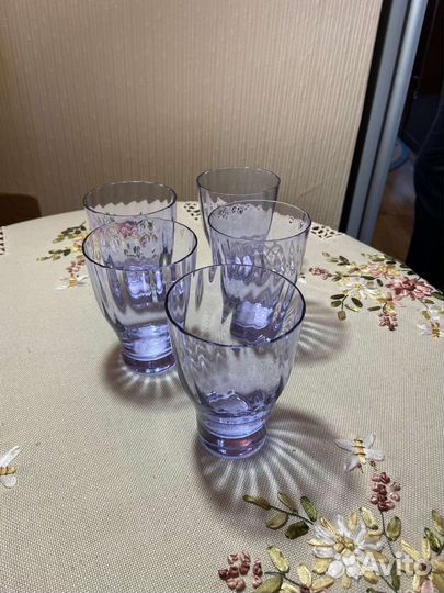 Рюмка,бокалы цветное стекло