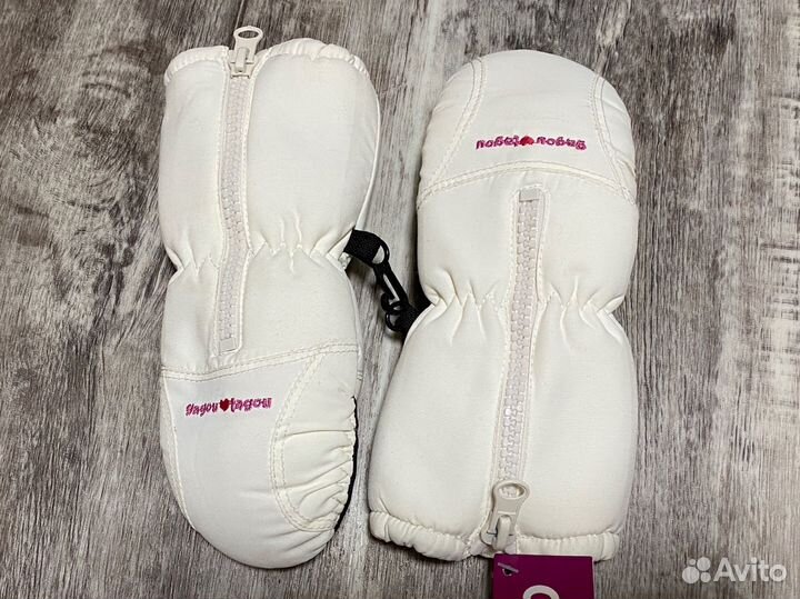 Краги варежки детские