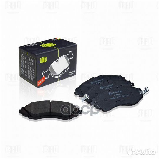 Колодки тормозные дисковые PF051401 Trialli