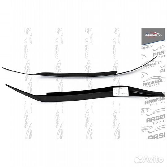 Накладки на фары длинные (ресницы) для Mazda 3 SD