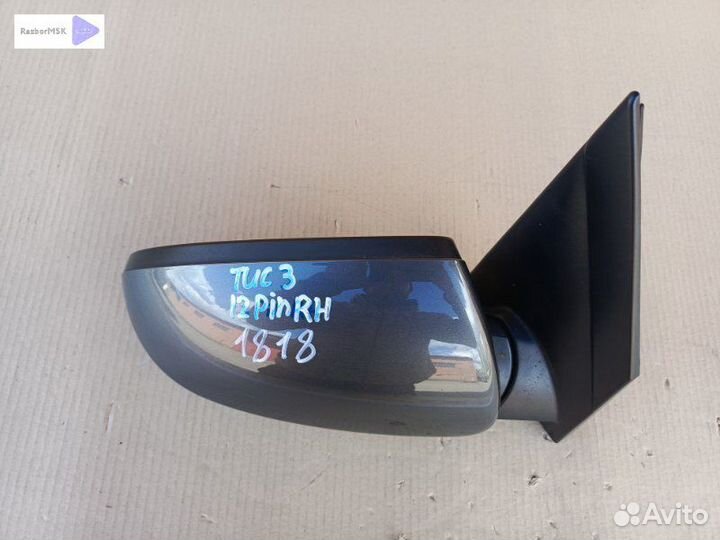 Зеркало заднего вида Хендэй Тусан 3