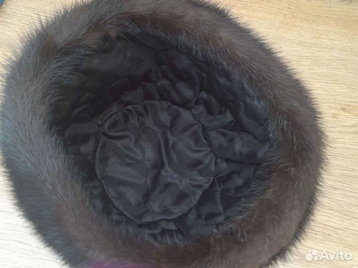 Шапка норковая женская