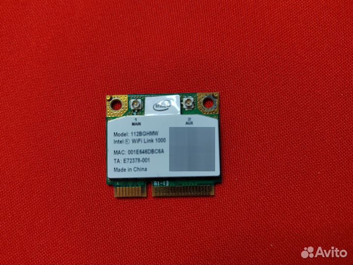 Wifi Intel адаптер для hp probook 6540b и др
