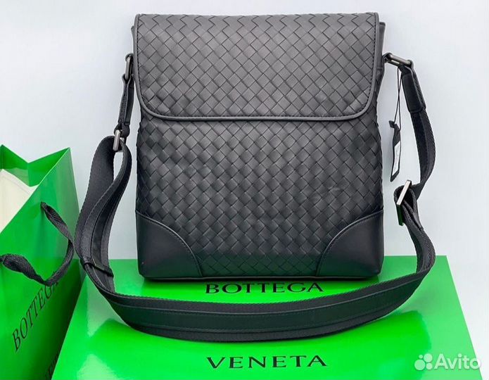 Мужская сумка кожаная Bottega Veneta