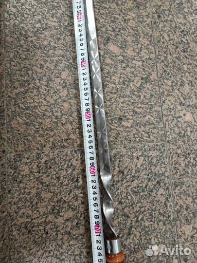 Шампура для люля с деревянной ручкой