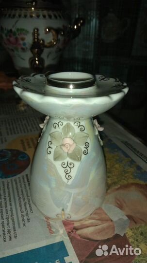 Подсвечник гжель СССР