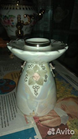 Подсвечник гжель СССР