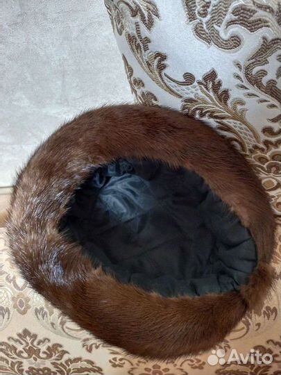 Шапка норковая женская
