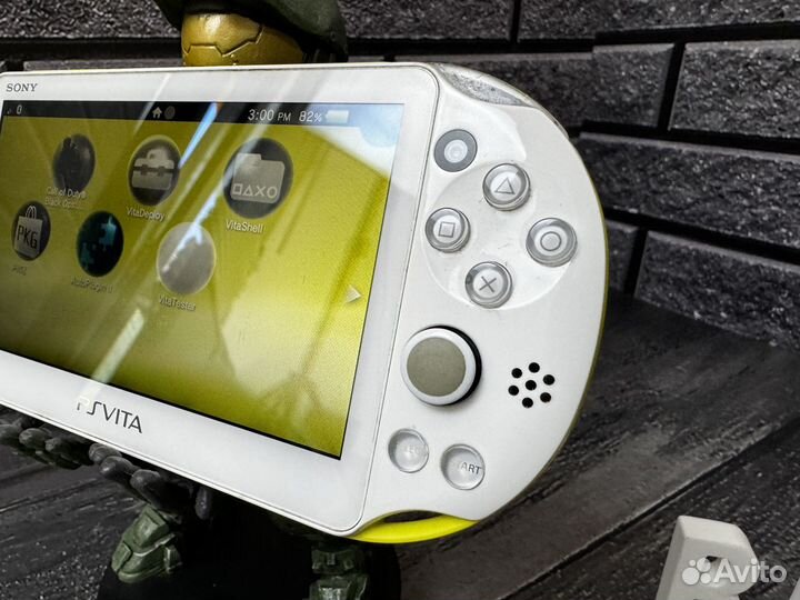 Лимитированная PS Vita Slim 128гб Lime Green/White