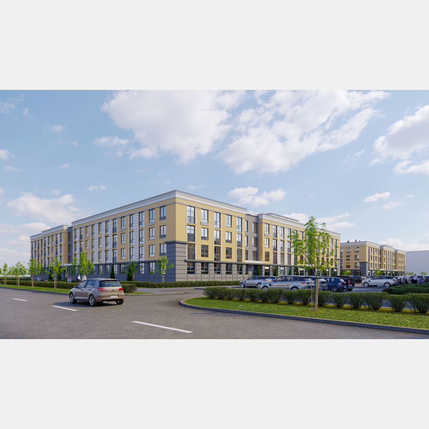 1-к. квартира, 38,6 м², 1/4 эт.