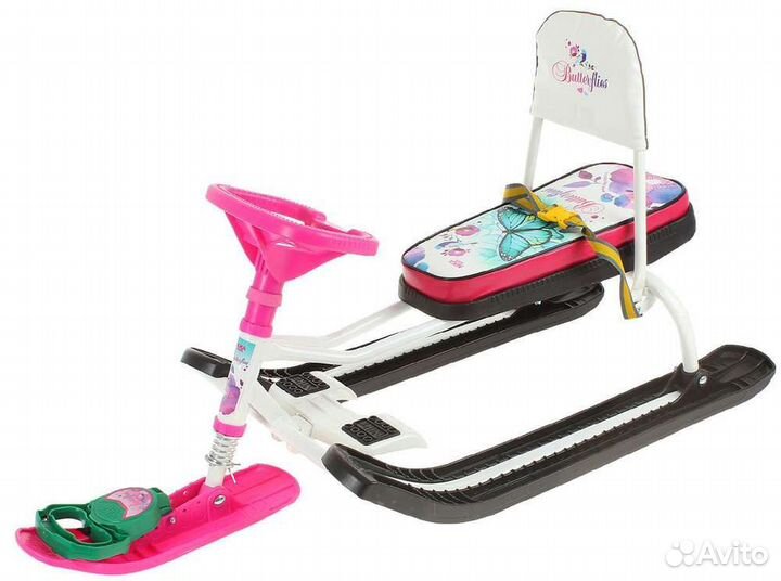 Снегокат Nika Kids бабочки