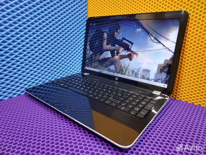 Изящный ноутбук HP 4ядра/4gb/1000gb