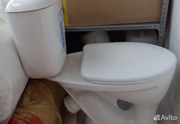 Унитаз от застройщика новый