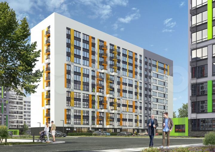 2-к. квартира, 44,2 м², 1/12 эт.