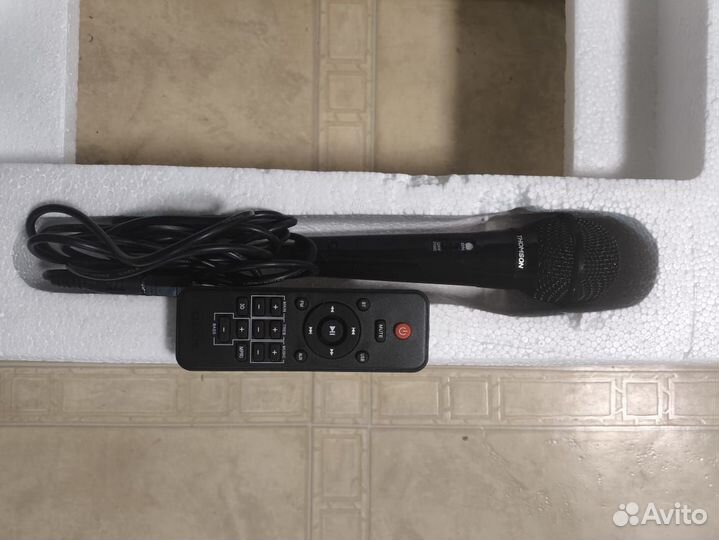 Домашняя аудиосистема dexp LH-V500 в упаковке