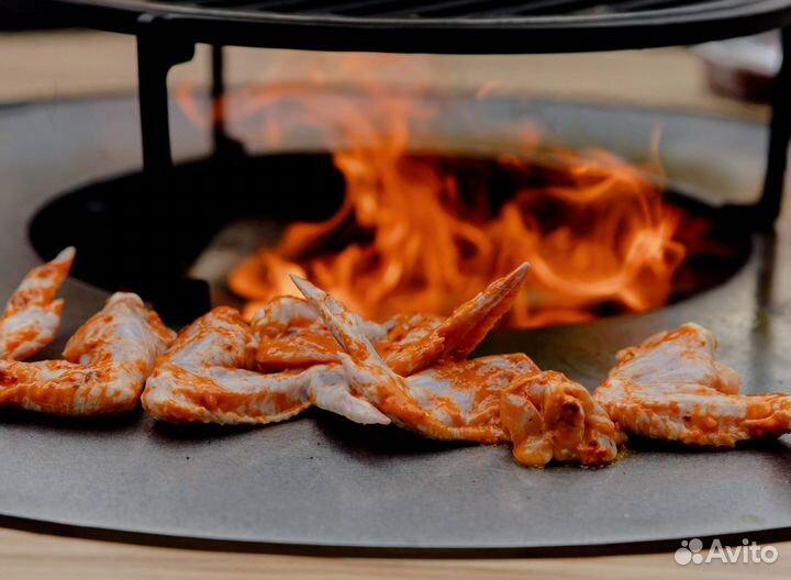 Мангальная зона, гриль стол