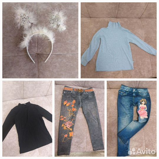 Детские вещи пакетом на девочку 110 116