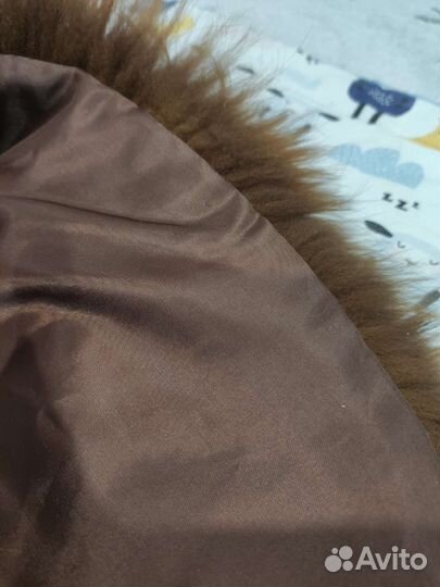 Меховой воротник енот