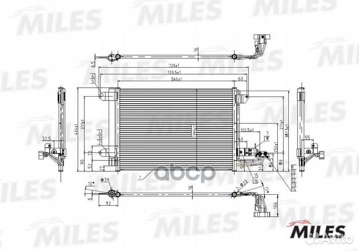 Конденсер VAG A3 / golf V / octavia