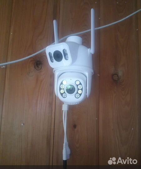 Wifi Камера с двумя объективами поворотная