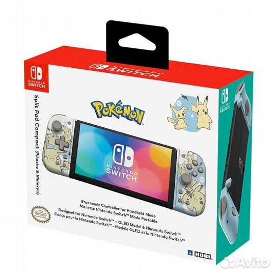 Контроллер hori Split Pad Compact (Pokemon: Pikach
