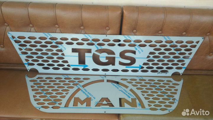 Накладки MAN TGA TGX TGS зеркало нерж