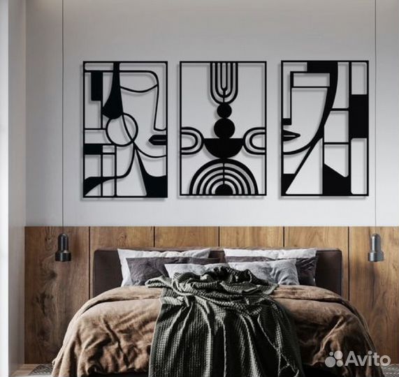 Панно из металла