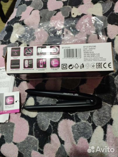 Выпрямитель Rowenta беспроводной