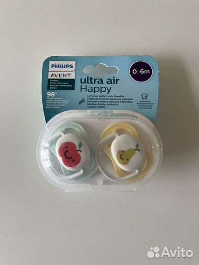 Пустышка Philips Avent 0-6 мес