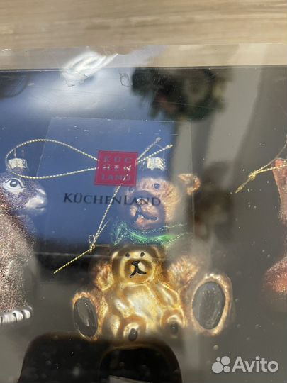 Елочные игрушки стекло новые