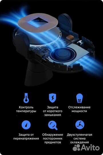 Держатель с беспроводной зарядкой Xiaomi 20W