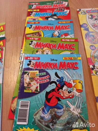 Комиксы Микки Маус и Том и Джерри