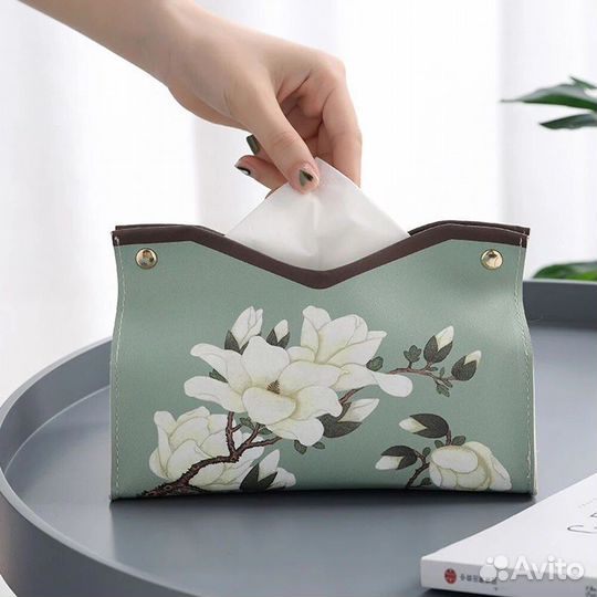 Салфетница из кожи