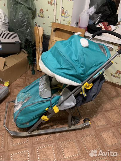 Коляска санки