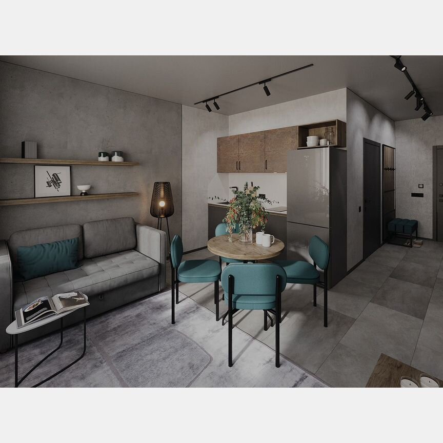 Апартаменты-студия, 21,5 м², 3/13 эт.