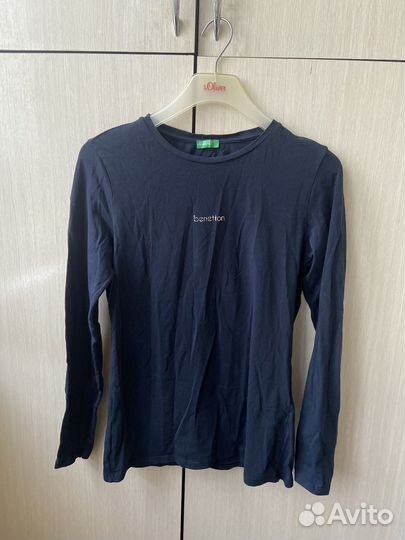 Футболка с длинным рукавом benneton М (44)