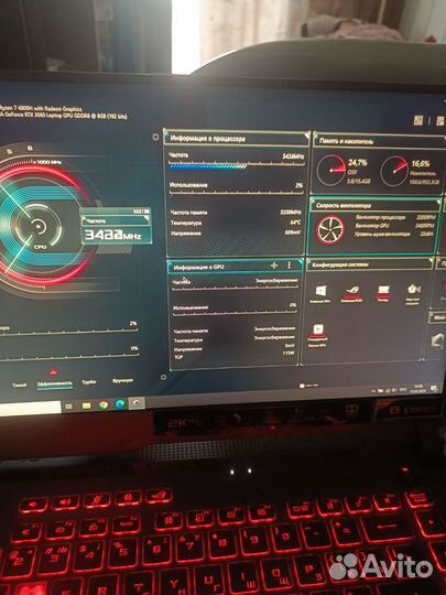 Asus ROG Strix G15 (2K/Ryzen7 4800H/ RTX 3060)