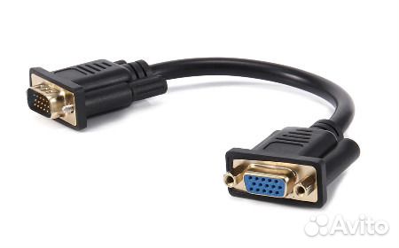 Переходник hdmi to VGA удлинитель кабель 20 см