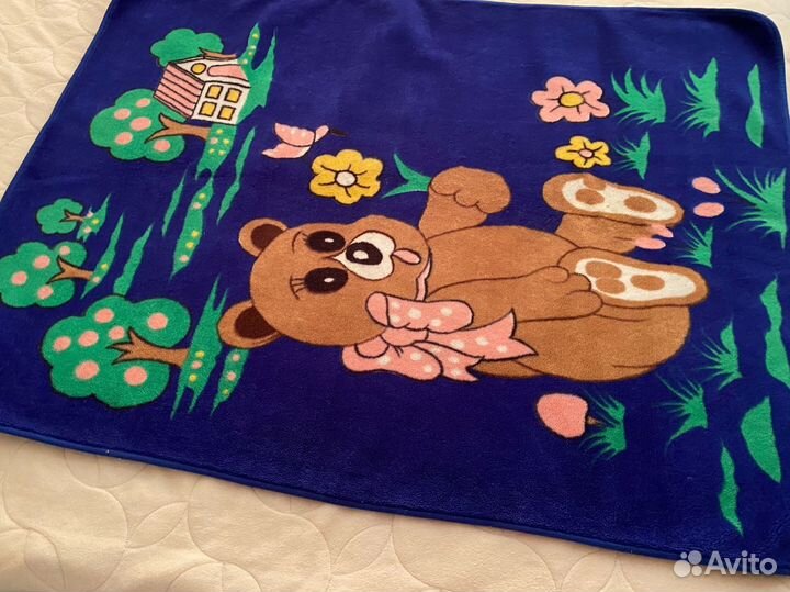 Плед детский плюшевый