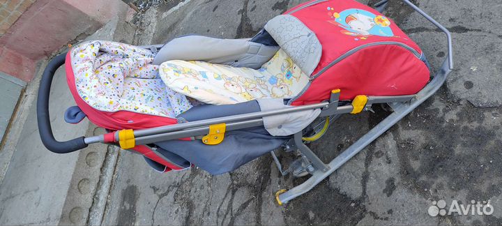 Детские санки коляска бу